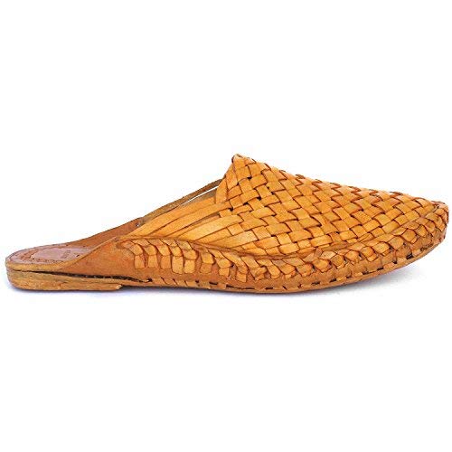 Weird Men's Tan Kolhapuri - 8