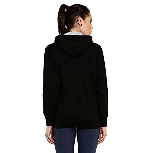 GOODTRY Women's Cotton Hoodies-BlackGTWH-029-BLK-S