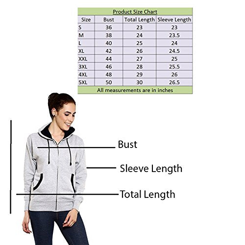 GOODTRY Women's Cotton Hoodies-BlackGTWH-029-BLK-S