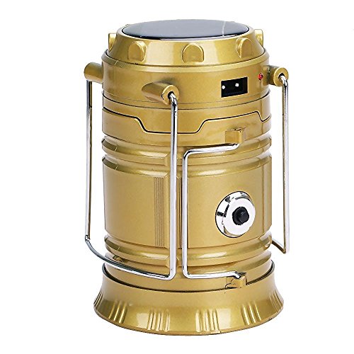 LED Solar Emergency Light Lantern, USB Mobile Charging, Torch Point, Travel Camping Lantern
