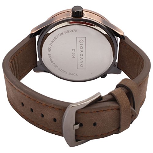 Giordano Analog Brown Dial Men's Watch-C1054-04
