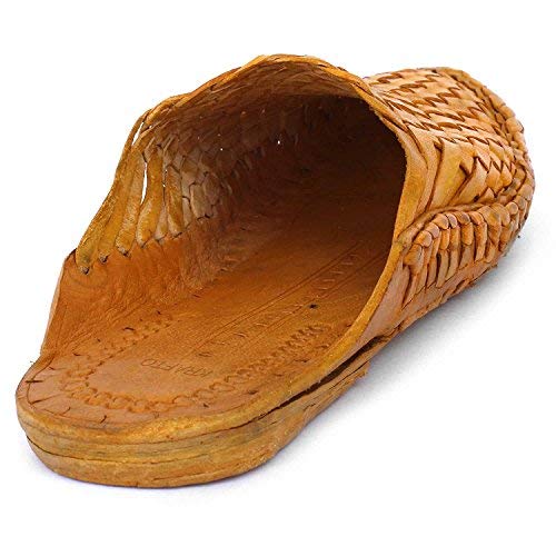 Weird Men's Tan Kolhapuri - 8
