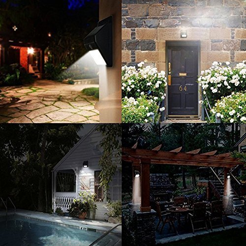 Leeonzi Natural Solar Outdoor LED Lights (Black)