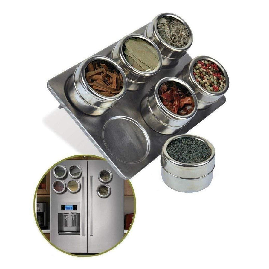 Spice Rack- Magnetic Spice Rack( Set of 6 )