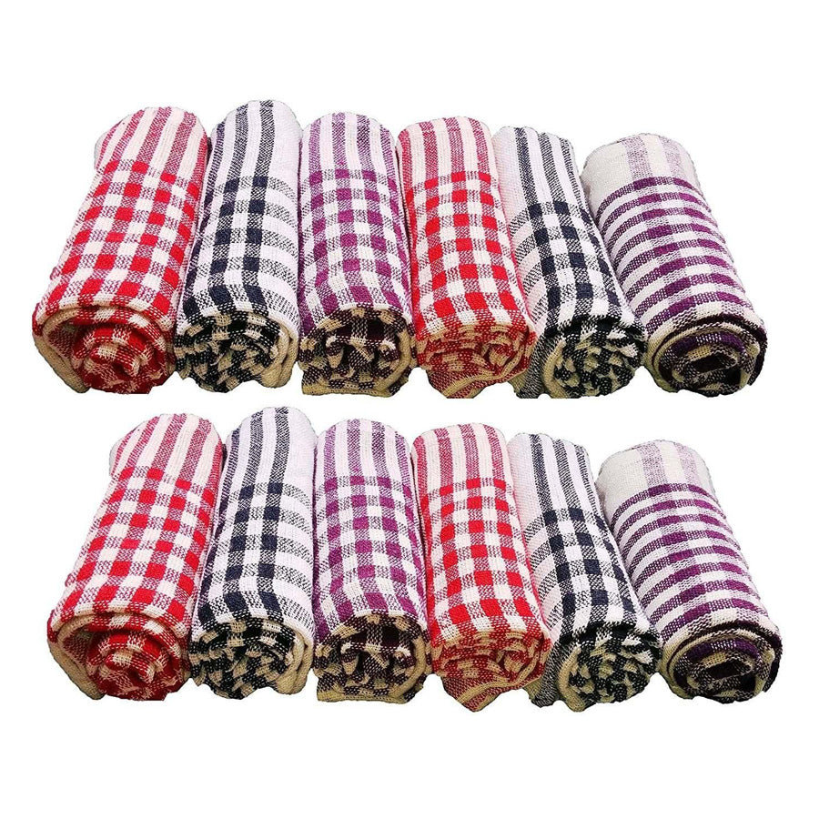 Cotton Kitchen Cleaning Clothes (Pack of 12)