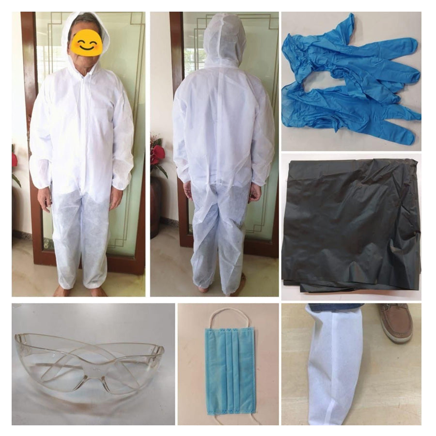 PPE KIT - Biohazard Personal Protection Equipment Kit Disposable
