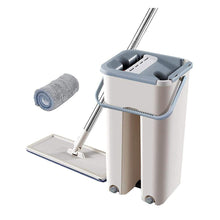 Load image into Gallery viewer, 360° Rotatable Flat Mop and Bucket System for Floor Cleaning