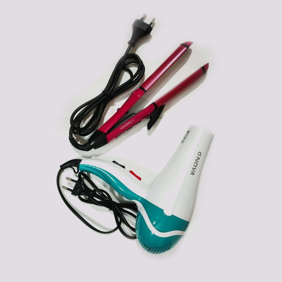 Combo Of Hair Dryer Hair Straightener