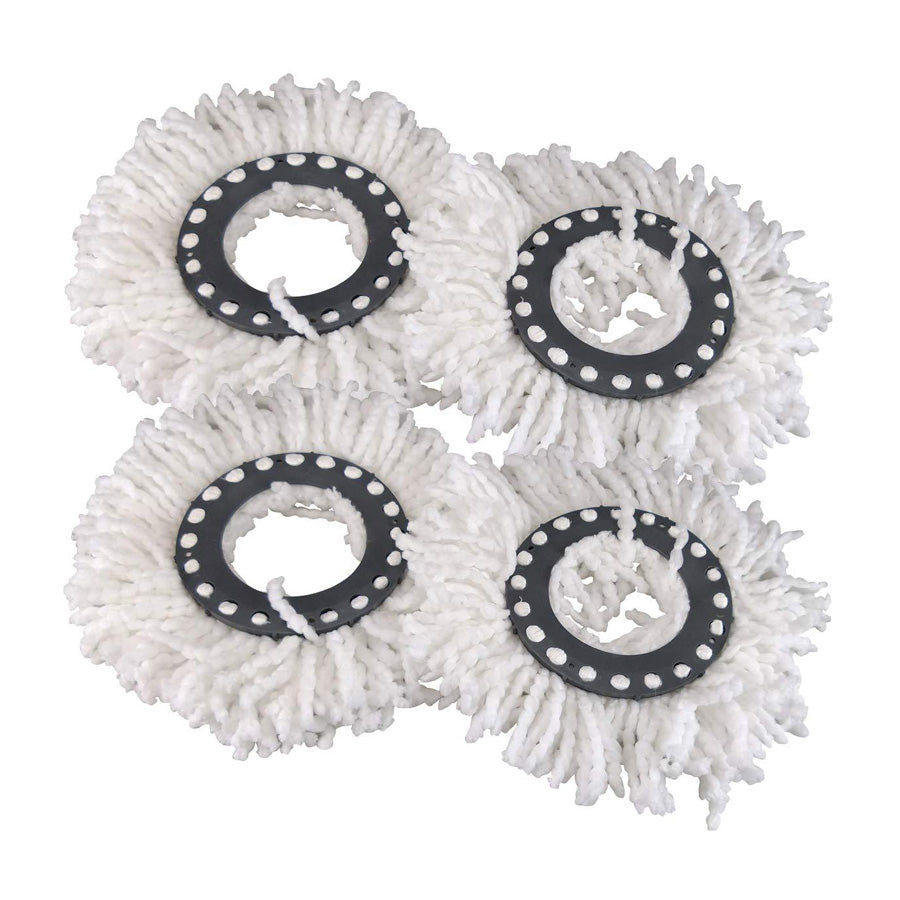 Microfiber Mop Head Refill - White ( Pack of 4)