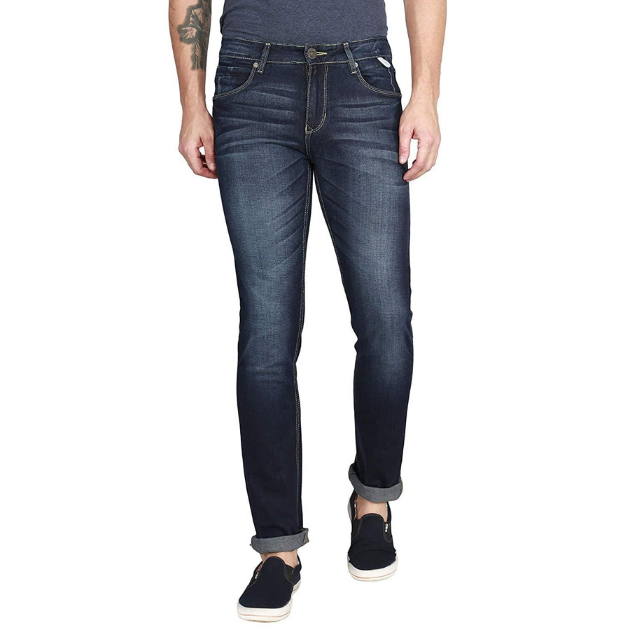 Denim Solid Slim Fit Jeans