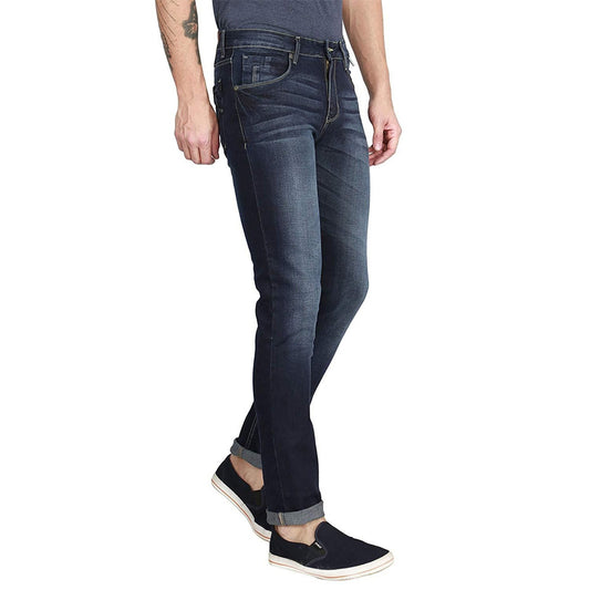 Denim Solid Slim Fit Jeans