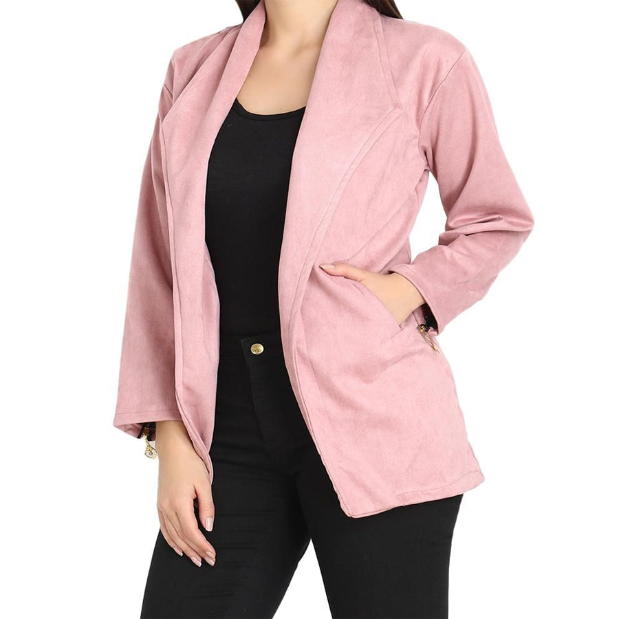 Women's Suede Solid Jacket