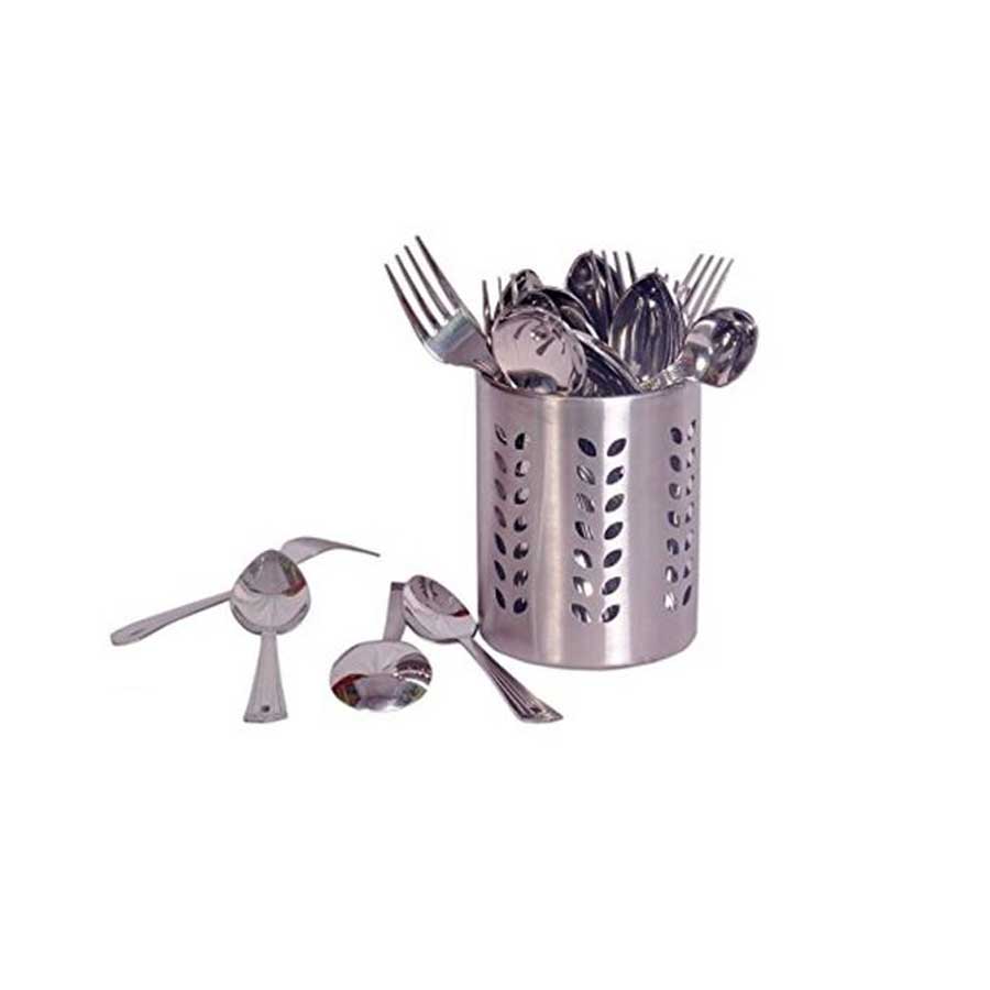Stainless Steel Cutlery Set, 25-Pieces, Silver