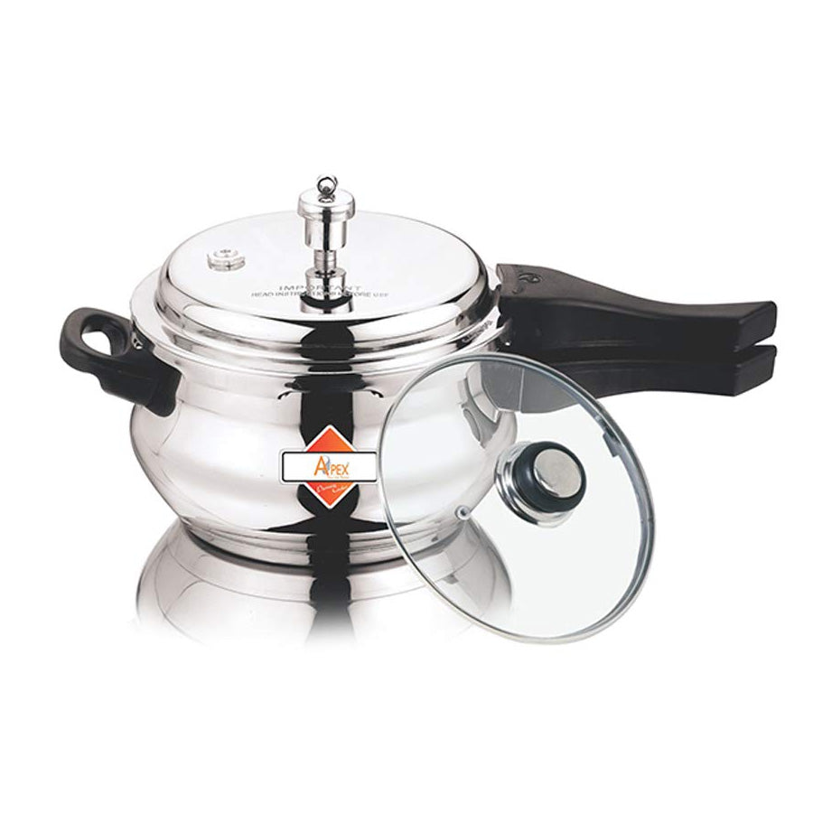 Stainless Steel Handi Pressure Cooker 3.5 Ltr