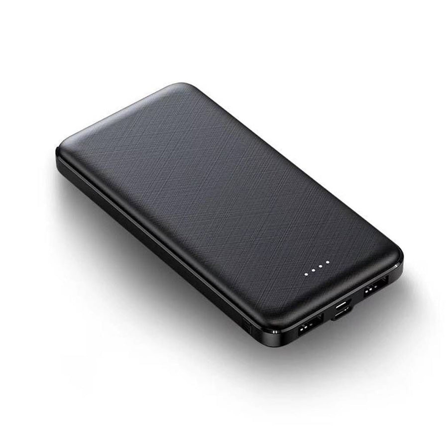 T-63 10000 mAh Power Bank Fast Charging (BLACK , Lithium-Polymer)