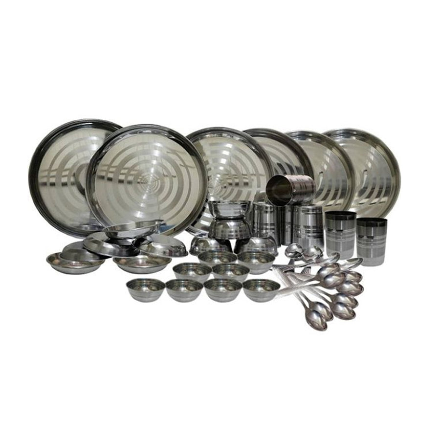 Stainless steel Dinner Set - 42 pcs