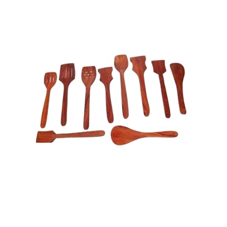 Handmade Wooden Non-stick Serving And Cooking Spoon Kitchen Tools