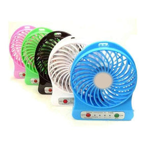 Rechargeable USB Mini Fan With Cooling Crystsal
