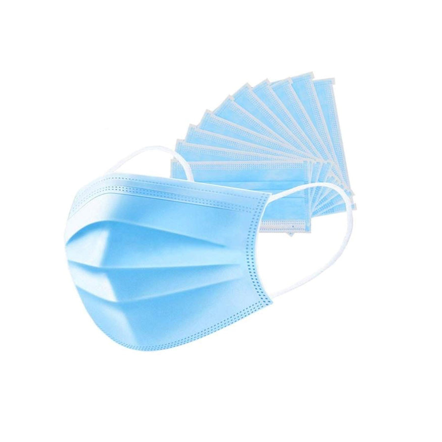 Face Masks Disposable Three Layer (3 Ply) Non-Woven (Pack Of 10)