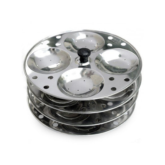 Stainless Steel 4 Plate Idli Maker