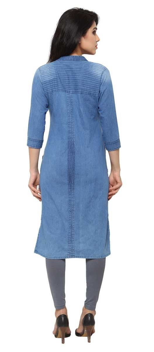 Panna - Cotton Denim Kurti