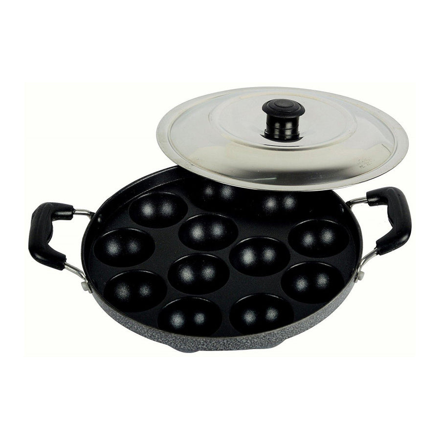 Appam Patra with Lid 12 Cavity