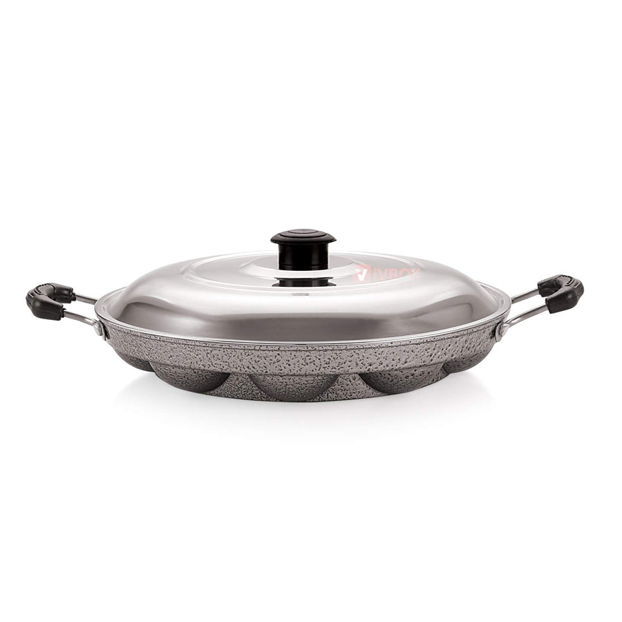 Appam Patra with Lid 12 Cavity