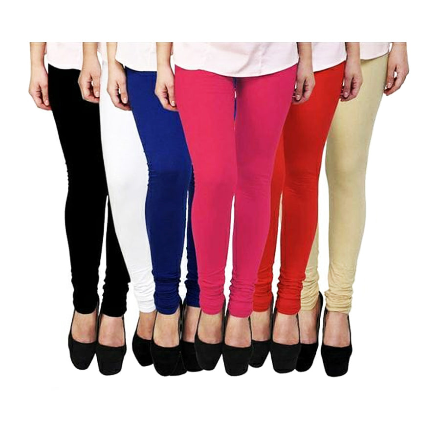 Stylish Cotton Leggings Pack of 6