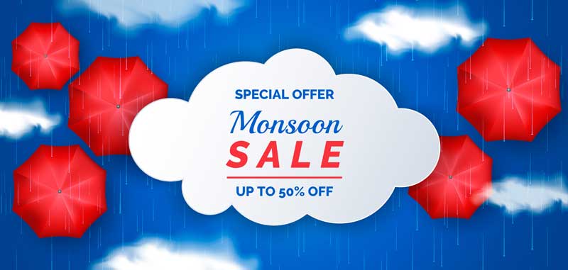 Monsoon Sale Offer & Deals