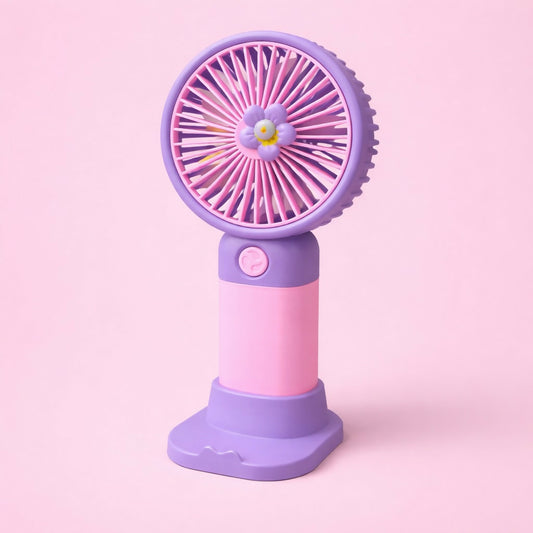 Mini Portable Handheld Fan for Desk | USB Rechargeable Table Cooling Fan