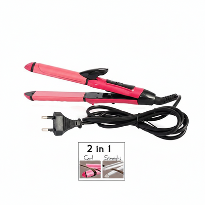 2 In 1 Hair Straightener And Curler Machine For Women