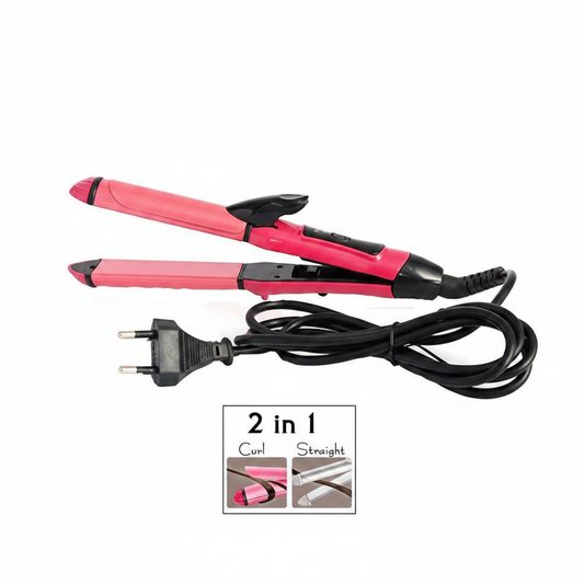 2 In 1 Hair Straightener And Curler Machine For Women