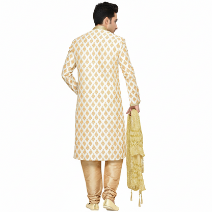 Indian Poshakh Men's Silk Sherwani