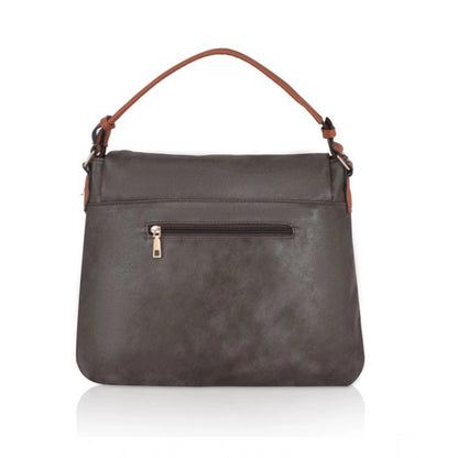 Generic Women's Faux Leather Solid Sling Bag (Green)