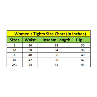 Women's Polyester Solid Ankle Length High-Rise Tights (Black)