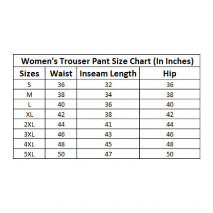 Women's Casual Printed Cotton Flex Trouser Pant (Mustard)