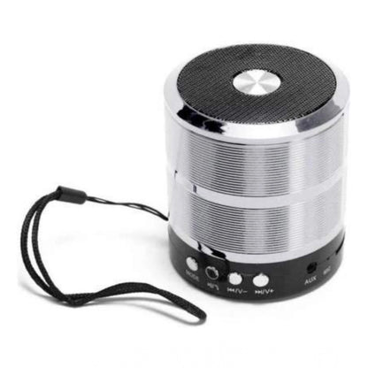 Wireless WS887 Mini Bluetooth Speaker (Silver)