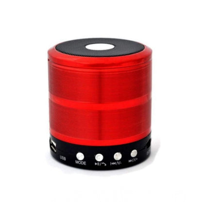 Wireless WS887 Bluetooth Speaker (Red)