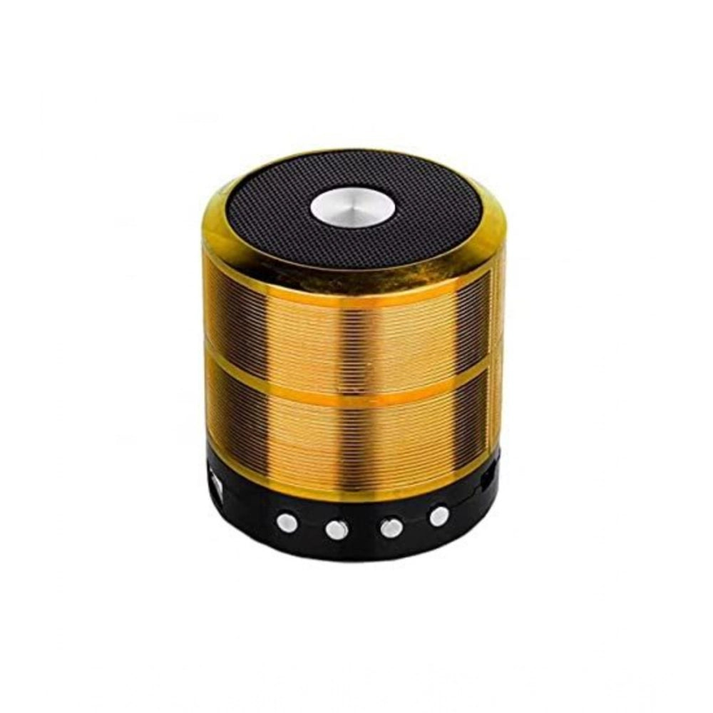 Wireless WS887 Bluetooth Speaker (Gold)