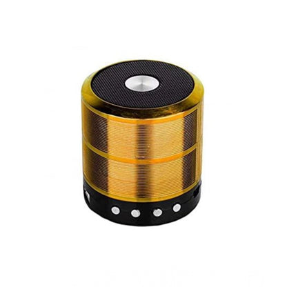 Wireless WS887 Bluetooth Speaker (Gold)