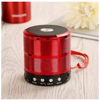 Wireless WS887 Bluetooth Speaker (Red)
