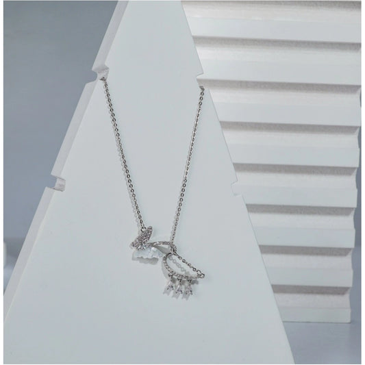 Women's Stainless Steel Imported Stanless Steel Pendent Chain (Silver Plated)