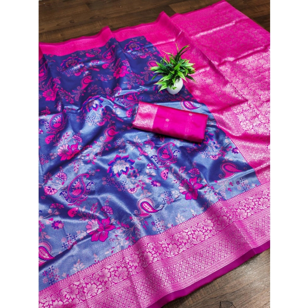 Banarasi Jacquard Printed Saree