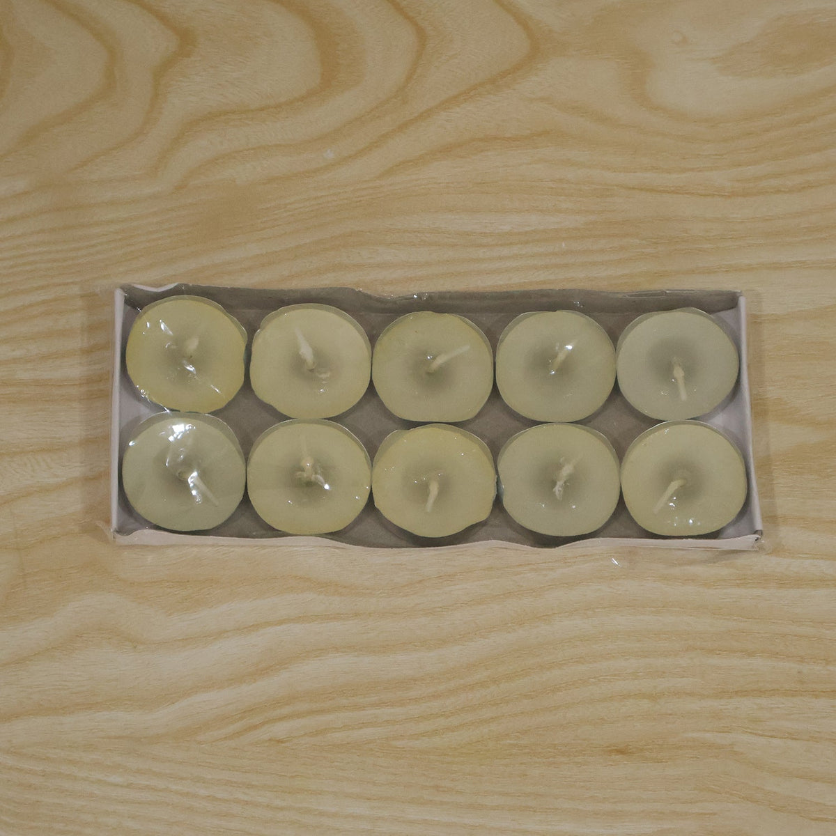 Decorative Wax Tea Light Candles For Diwali Puja And Home Decor (10 Pc Set)