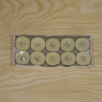 Decorative Wax Tea Light Candles For Diwali Puja And Home Decor (10 Pc Set)