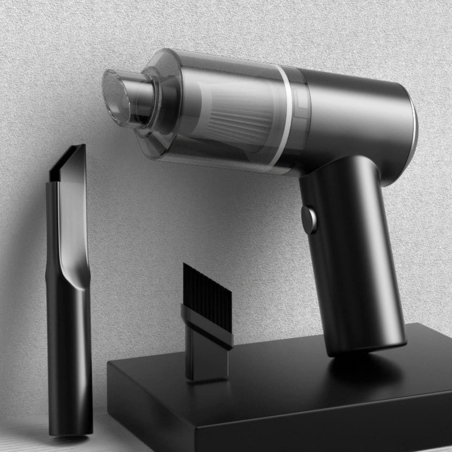 Handheld cordless vacuum cleaner with attachments