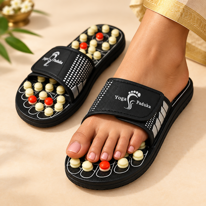 Acupressure and Magnetic Therapy Paduka Slippers for Men and Women