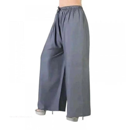 Women's Casual Rayon Solid Ankle Length Palazzo 