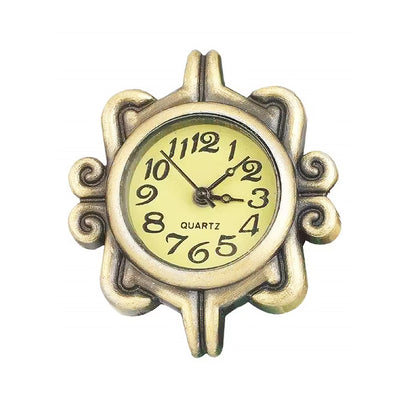 Vintage round dial analog watch for Women-Purple