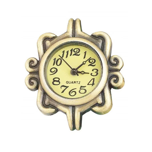 Vintage round dial analog watch for Women-Purple